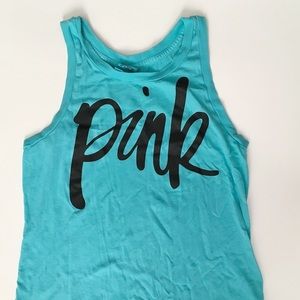 PINK Victoria’s Secret Teal Tank Top